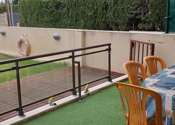 Apartamento Con Terraza Y Acceso Directo A La Piscina Y A 50 M De La Playa